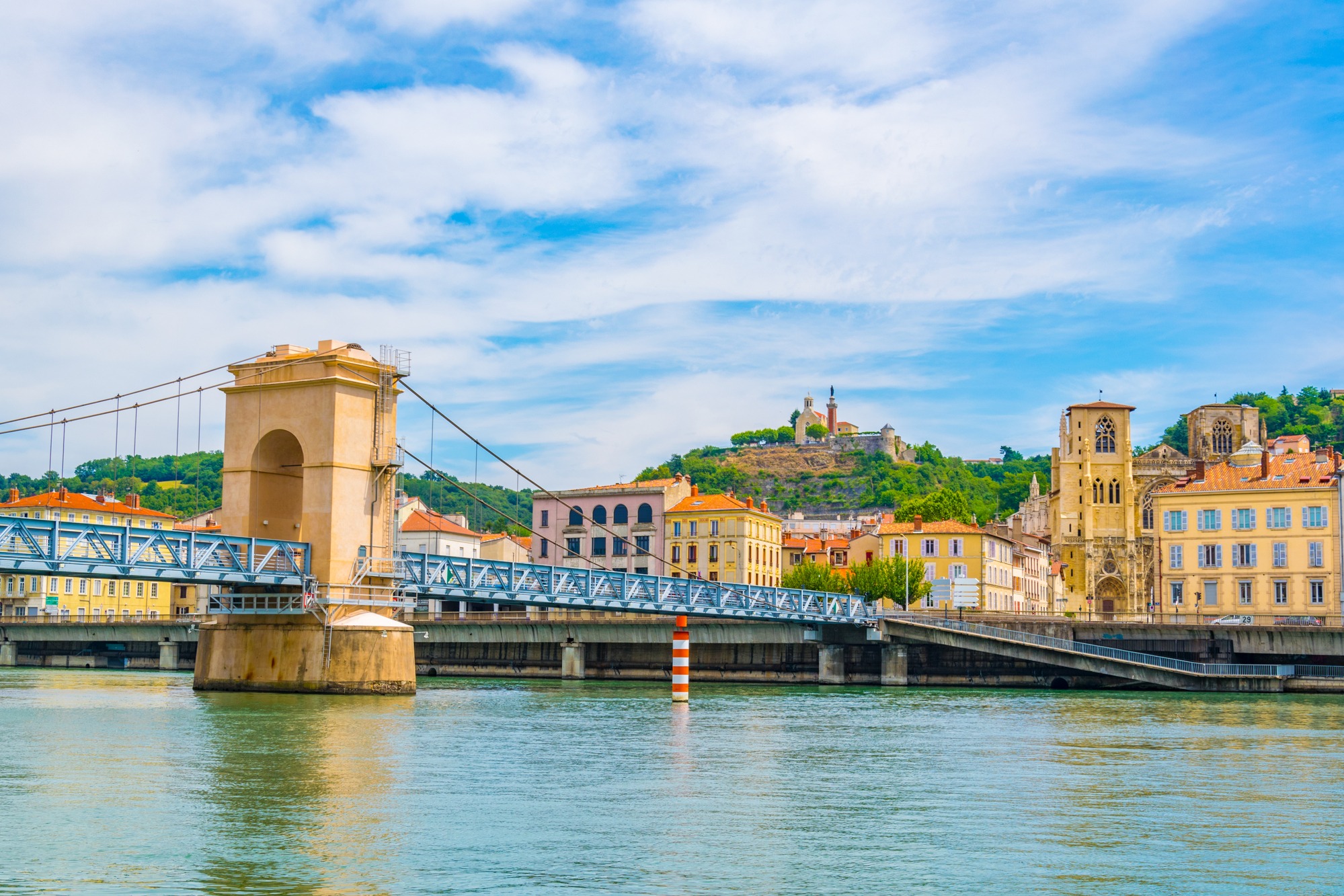 Vienne, France along Rhone River